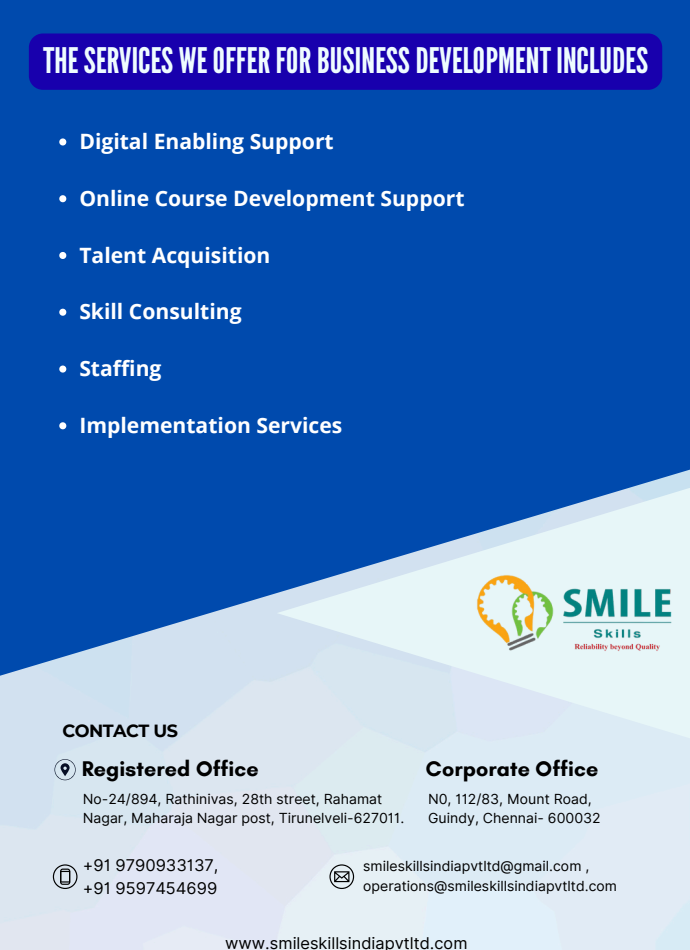 Smile Skills profile cover page
