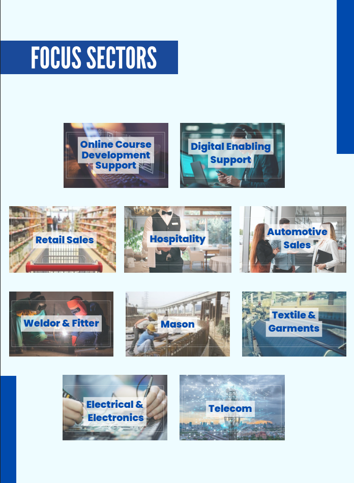 Smile Skills classroom and training photos collage